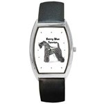 Kerry Blue Terrier Barrel Style Metal Watch