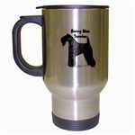 Kerry Blue Terrier Travel Mug (Silver Gray)