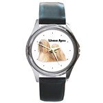 Lhasa Apso Round Metal Watch