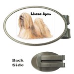 Lhasa Apso Money Clip (Oval)