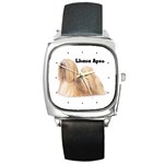 Lhasa Apso Square Metal Watch