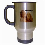 Lhasa Apso Travel Mug (Silver Gray)