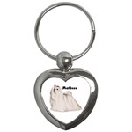 Maltese Key Chain (Heart)