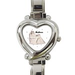 Maltese Heart Italian Charm Watch