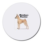 Miniature Pinscher Round Mousepad