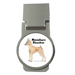 Miniature Pinscher Money Clip (Round)