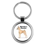 Miniature Pinscher Key Chain (Round)