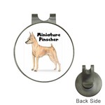 Miniature Pinscher Golf Ball Marker Hat Clip