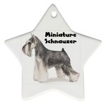 Miniature Schnauzer Ornament (Star)