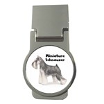 Miniature Schnauzer Money Clip (Round)