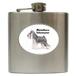 Miniature Schnauzer Hip Flask (6 oz)