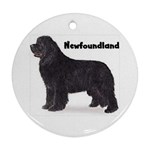 Newfoundland Ornament (Round)