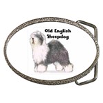 Old English Sheepdog Belt Buckle