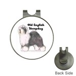 Old English Sheepdog Golf Ball Marker Hat Clip