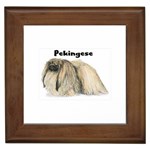 Pekingese Framed Tile