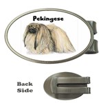 Pekingese Money Clip (Oval)