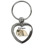 Pekingese Key Chain (Heart)