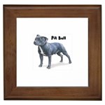 Pit Bull Framed Tile