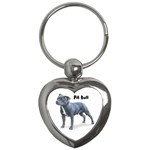 Pit Bull Key Chain (Heart)