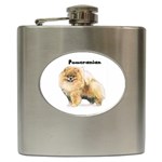 Pomeranian Hip Flask (6 oz)