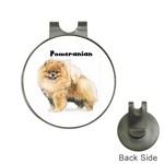 Pomeranian Golf Ball Marker Hat Clip