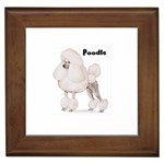 Poodle Framed Tile