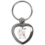 Poodle Key Chain (Heart)