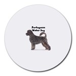 Portuguese Water Dog Round Mousepad