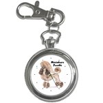 Poodle Minature Key Chain Watch