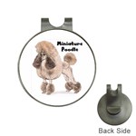 Poodle Minature Golf Ball Marker Hat Clip