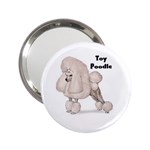 Poodle Toy 2.25  Handbag Mirror