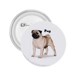 Pug 2.25  Button