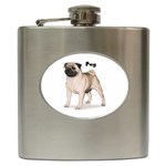 Pug Hip Flask (6 oz)