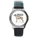 Rhodesian Ridgeback Round Metal Watch