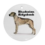 Rhodesian Ridgeback Ornament (Round)