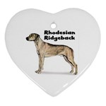 Rhodesian Ridgeback Ornament (Heart)