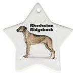 Rhodesian Ridgeback Ornament (Star)