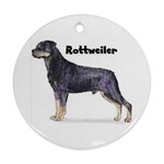 Rottweiler Ornament (Round)