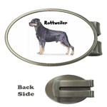 Rottweiler Money Clip (Oval)