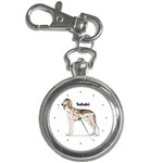 Saluki Key Chain Watch