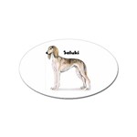 Saluki Sticker (Oval)