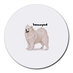 Samoyed Round Mousepad