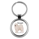 Samoyed Key Chain (Round)