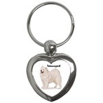 Samoyed Key Chain (Heart)