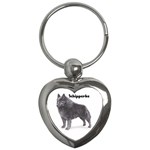 Schipperke Key Chain (Heart)