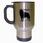 Schipperke Travel Mug (Silver Gray)