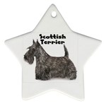 Scottish Terrier Scottie Ornament (Star)