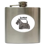 Scottish Terrier Scottie Hip Flask (6 oz)