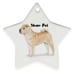 Shar Pei Ornament (Star)