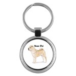 Shar Pei Key Chain (Round)